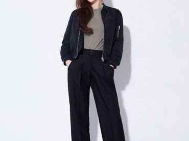 杨幂初秋穿衣搭配：短外套+阔腿裤，38岁穿出高级洋气感