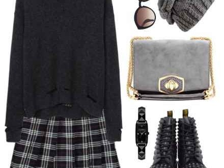 格子裙配上衣全攻略 穿出你的风格密码